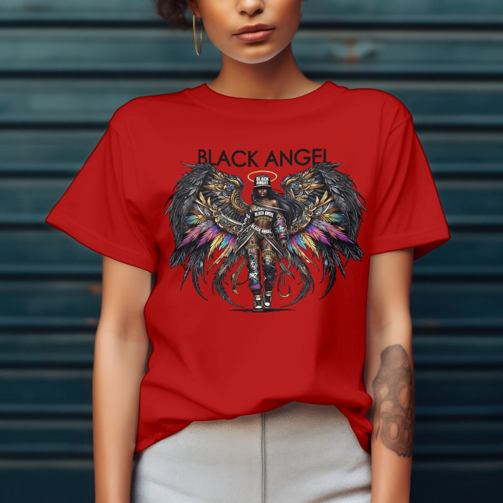 BLACK ANGEL WOMEN'S T-SHIRTS