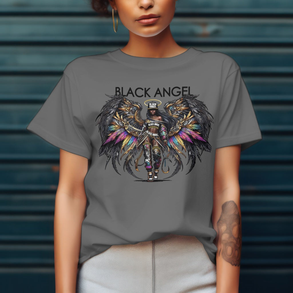 BLACK ANGEL WOMEN'S T-SHIRTS
