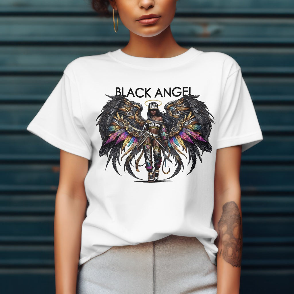 BLACK ANGEL WOMEN'S T-SHIRTS