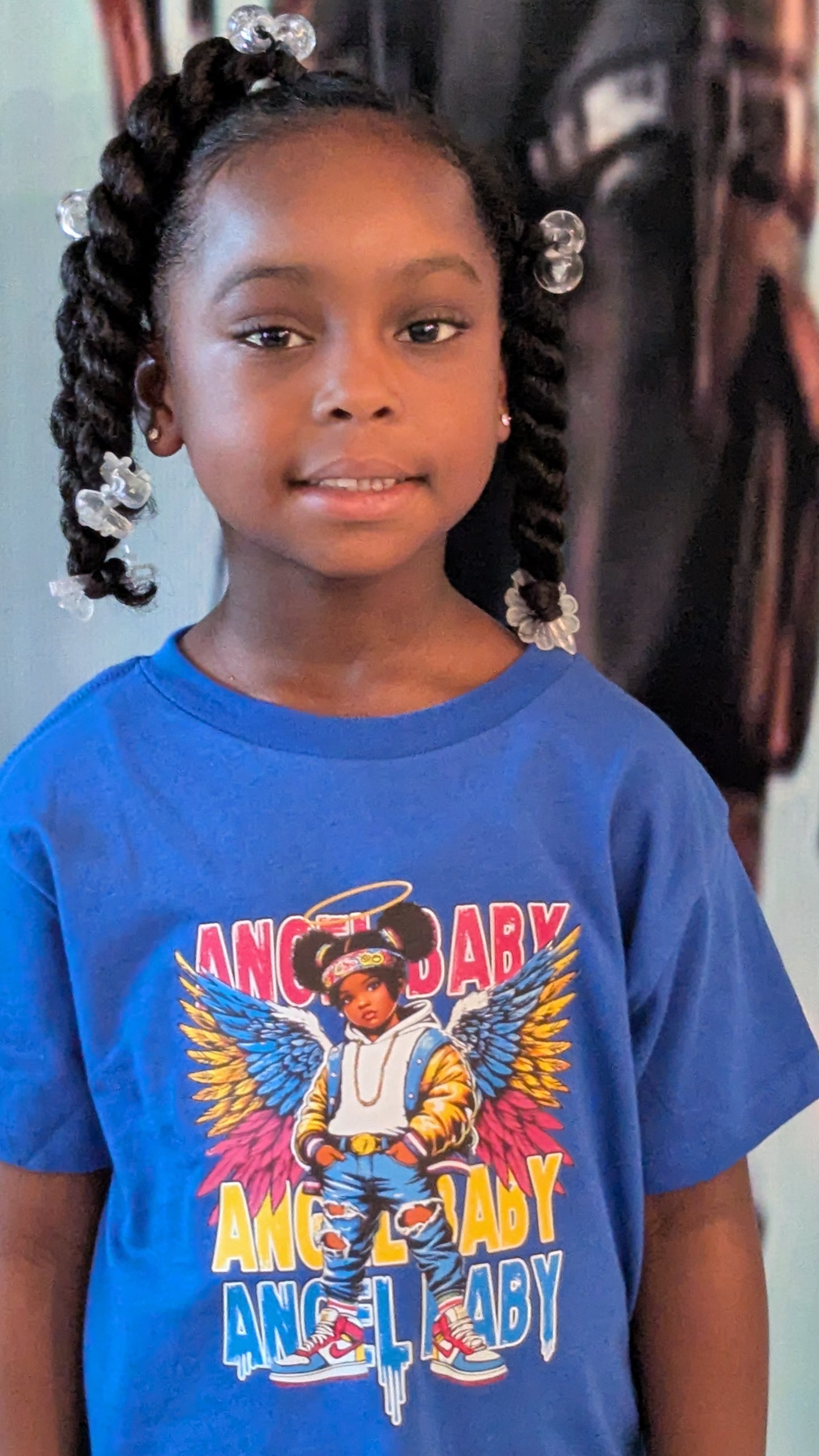 BLACK ANGEL GIRL'S "ANGEL BABY" T-SHIRT