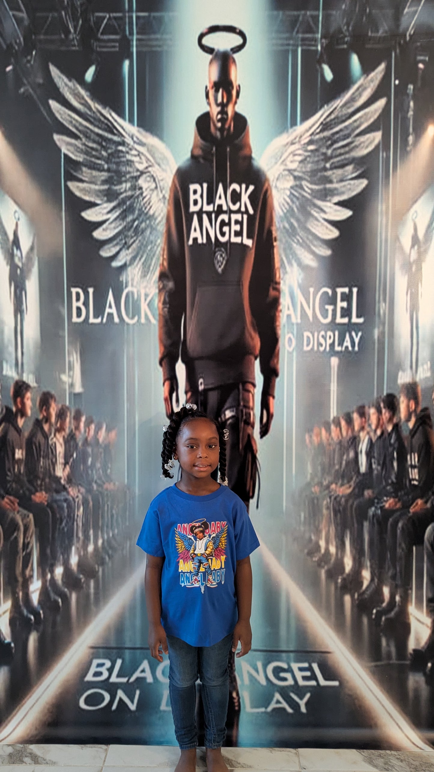 BLACK ANGEL GIRL'S "ANGEL BABY" T-SHIRT