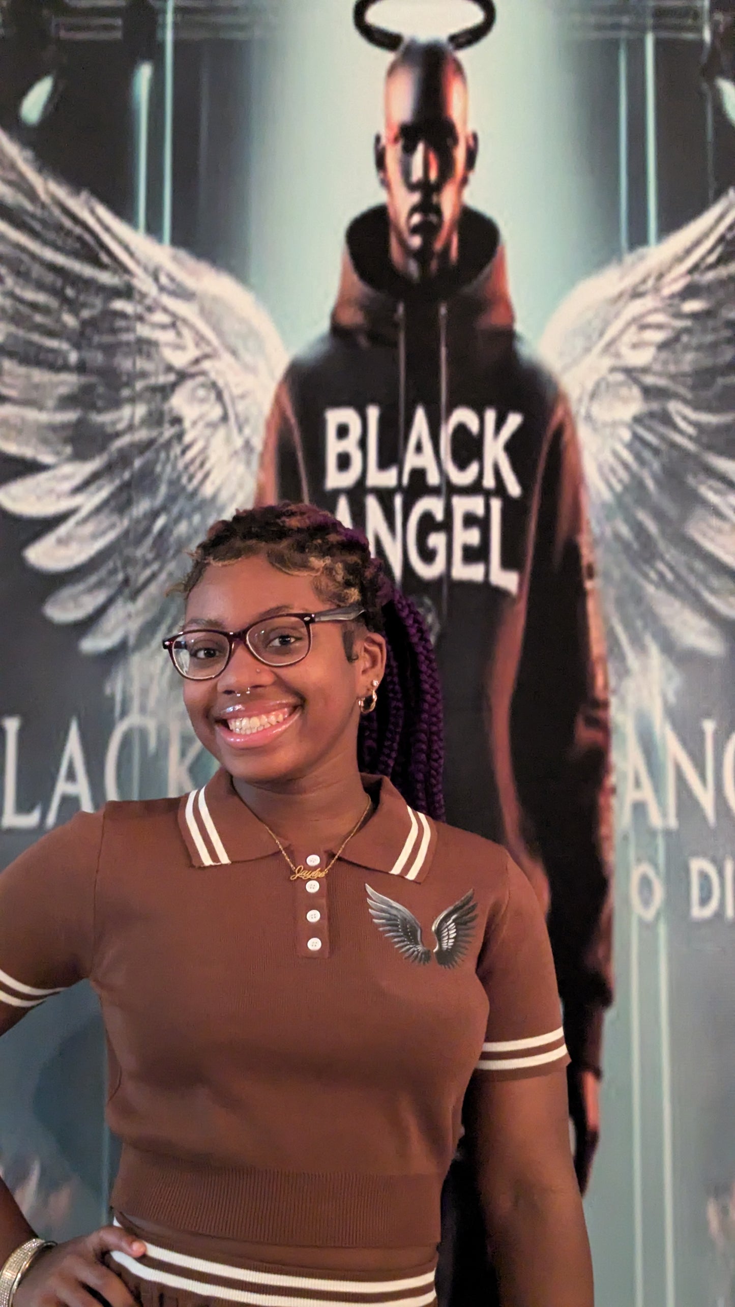 BLACK ANGEL MINI SHIRT SET