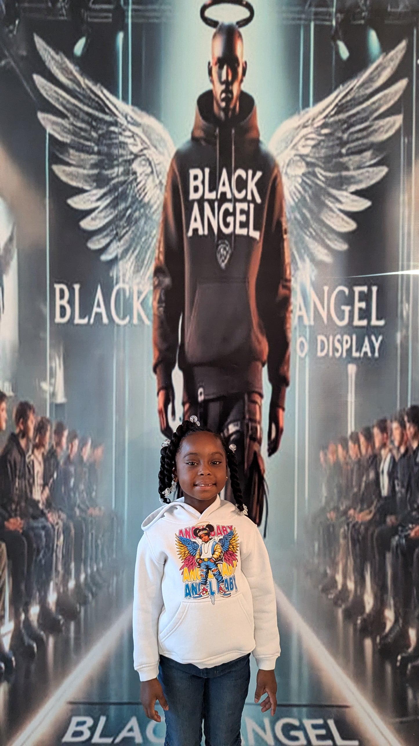 BLACK ANGEL "ANGEL BABY" HOODIE
