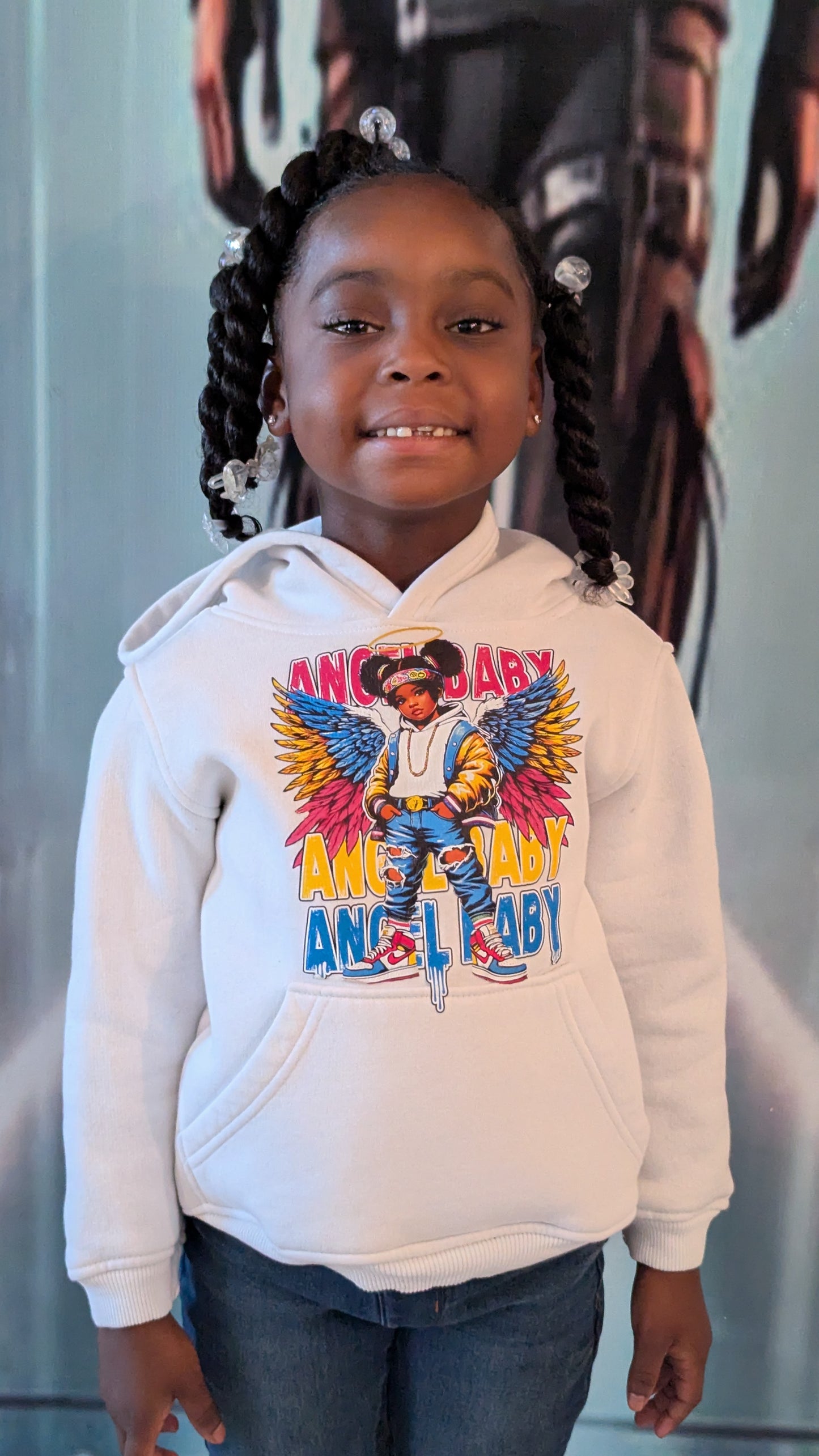BLACK ANGEL "ANGEL BABY" HOODIE