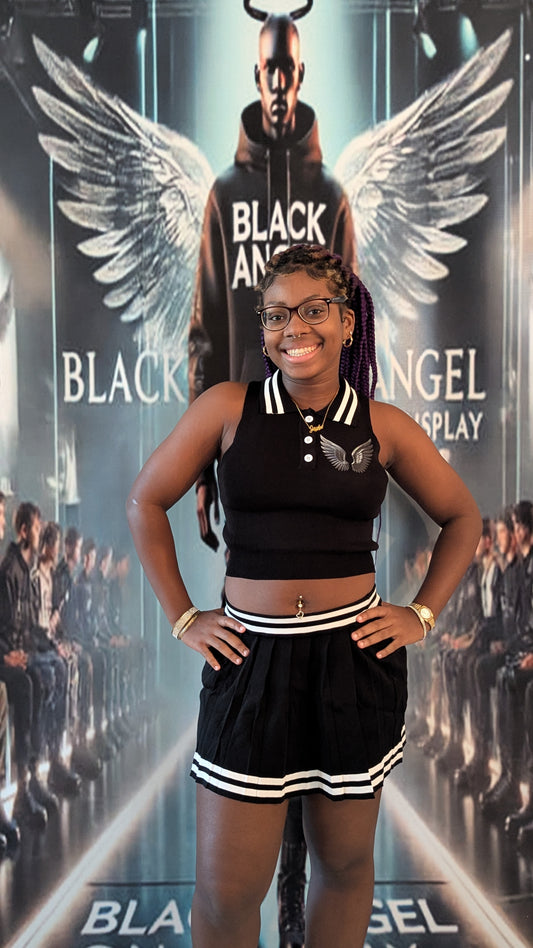 BLACK ANGEL MINI SHIRT SET