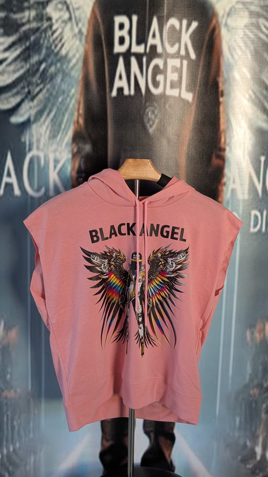 BLACK ANGEL WOMEN'S SHORT SET