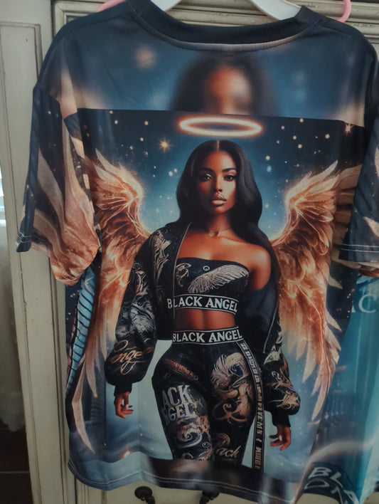 BLACK ANGEL WOME'S T-SHIRT